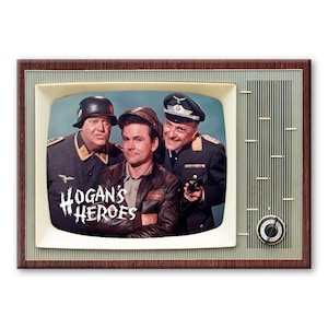 Hogans Heroes Classic TV Show Retro TV Fridge Magnet