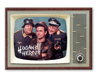Hogans Heroes Classic TV Show Retro TV Fridge Magnet