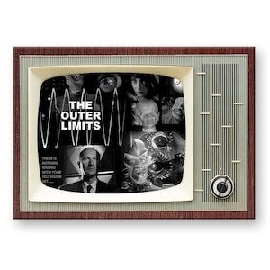 Outer Limits TV Classic Show Retro TV Fridge Magnet