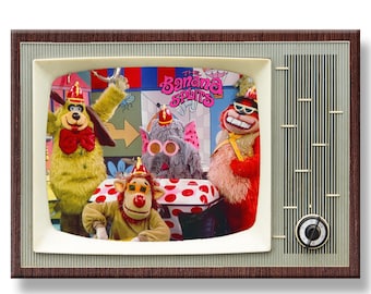 Banana Splits Retro TV Fridge Magnet: Classic 80s Sitcom