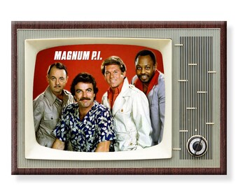 Magnum PI Classic TV Show Retro TV Fridge Magnet
