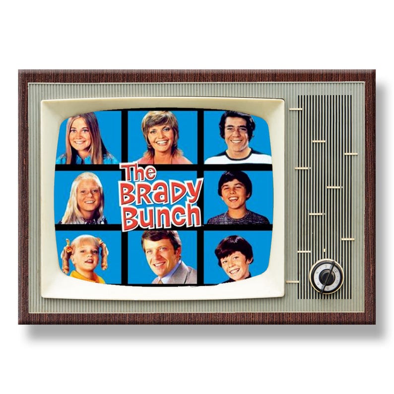 Brady Bunch Classic TV Show Retro TV Fridge Magnet - Etsy