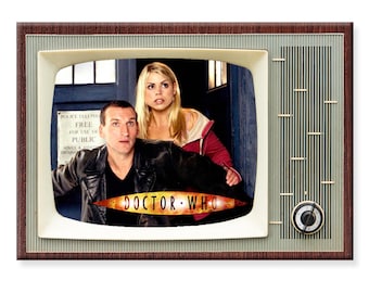 Doctor Who TV Show Fridge Magnet: Retro Classic TV No 9