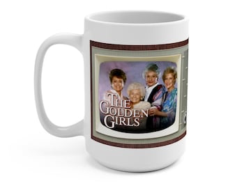 Golden Girls TV Show Tv Retro Design Ceramic Mug 15oz Extra Large