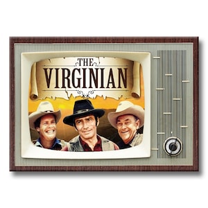 Virginian Classic TV Show Retro TV Fridge Magnet