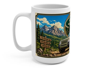Land Rover LR3 Design Ceramic Mug 15oz Extra Large