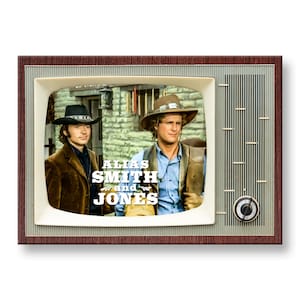 Alias Smith & Jones Show Classic TV Show Retro TV Fridge Magnet