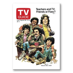 Welcome Back Kotter TV Guide TV Show Retro TV Fridge Magnet