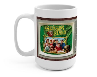 Gilligan's Island TV Show Tv Retro Design Ceramic Mug 15oz Extra Large