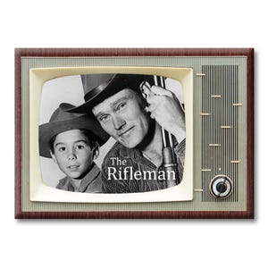 Rifleman Classic TV Show Retro TV Fridge Magnet