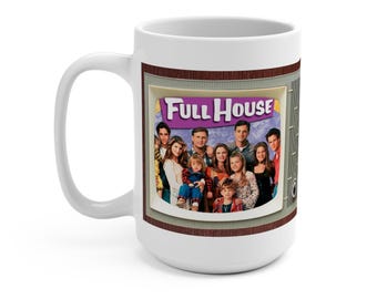 Full House TV Show Tv Retro Design Ceramic Mug 15oz Extra Large