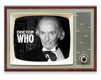 Doctor Who TV Show Fridge Magnet: Retro Classic TV No 1