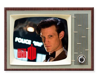 Doctor Who TV Show Fridge Magnet: Retro Classic TV No 11