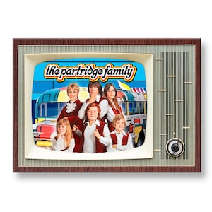 Partridge Family Classic TV Show Retro TV Fridge Magnet