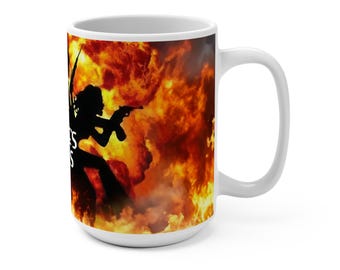Charlie's Angels Flame Tv Show Tv Retro Design Ceramic Mug 15oz Extra Large