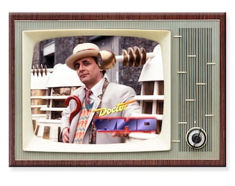 Doctor Who TV Show Fridge Magnet: Retro Classic TV No 7