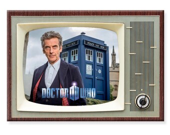 Doctor Who TV Show Fridge Magnet: Retro Classic TV No 12