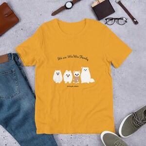 Pomeranian Family Unisex t-shirt
