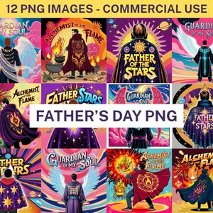 Vatertag PNG - Geschenk für Held Dad, Vatertag Wanddekoration, lustige Dad Kunst, Pop-Art-Stil Digital Download, druckbare Dateien, Kartenherstellung