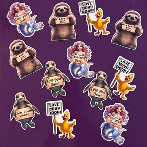 Love Your Cruise Door Magnet Door Duster Adorable Ducks Sloths Mermaids Turtles