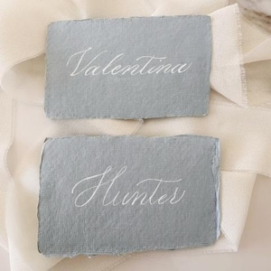 Babyblaue Tischkarten; Hochzeit; Babypartys; Ereignisse