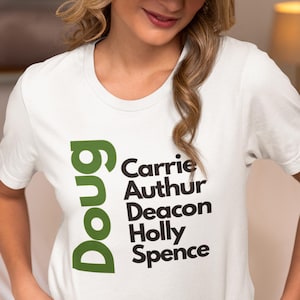 King of Queens Characters Funny Sitcom T-Shirt