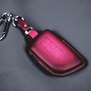 Leather Key Fob Cover Compatible with Acura Mdx, Rdx, Tlx, ILX, Rlx, Tsx, Nsx, Zdx, Integra Type S 2024–2025 – Keyless Remote Holder Case