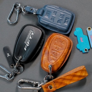 Chevy Camaro Fifty Leather Key Fob Cover Equinox  Traverse, Trailblazer, Blazer, Trax, Malibu, Cruze, 2017–2025
