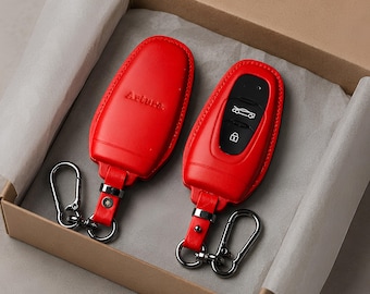 McLaren Leather Key Fob CoverCustom Handmade Case with Logo Stamping & Patina Colors, Fits 720S, 650S, 570S, 765LT, Artura