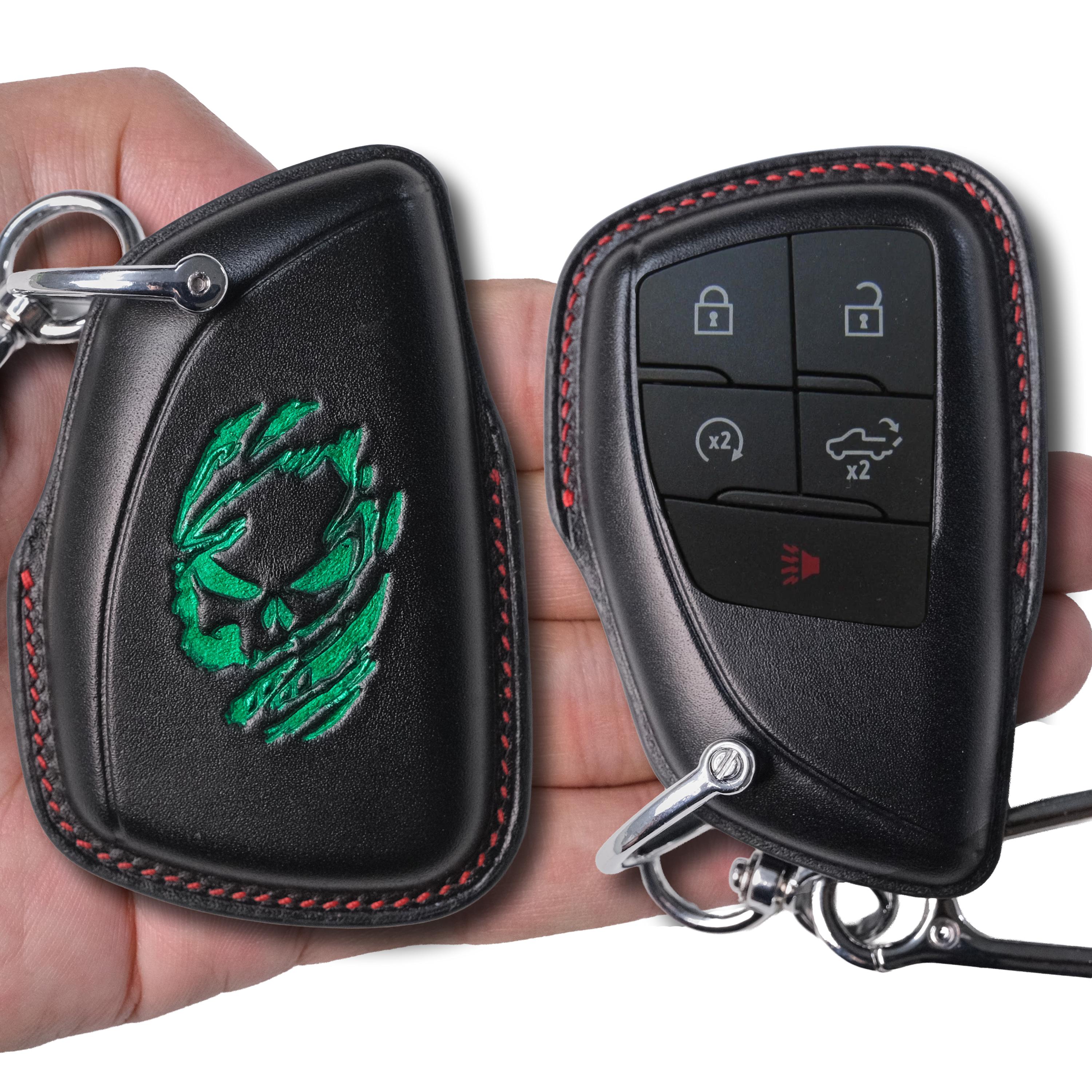 Key Fob Shell Case For 2018-2021 GMC Terrain & Acadia – 5 Button, With Key Blade - View #2