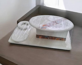Ethiopian & Eritrean Handmade Wooden Rekebot | Traditional Coffee Tray | Cultural Decor | Hand-Carved Serving Board