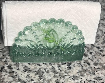 Epoxy Resin Handmade Napkin Holder - Modern Table Decor, Unique Gift Idea
