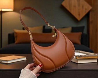 90s Y2K Faux Leather Shoulder Bag: Retro Vegan Crossbody Purse - Etsy