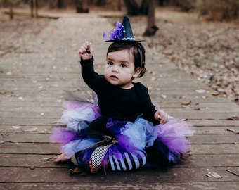 Halloween Baby Girl Costume | Toddler Baby Witch Costume