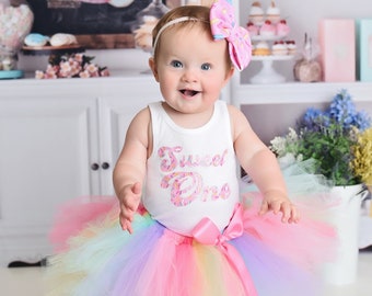 Sweet One First Birthday Outfit Girl | Sweet One Tutu Dress | Donut Grow Up | Sweet One Cake Smash Outfit Baby Girl