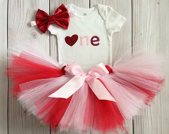 Valentines Birthday Outfit | Sweet One Tutu Dress