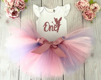 Fairy 1st Birthday Outfit for Baby Girl - Cake Smash  Gift Set