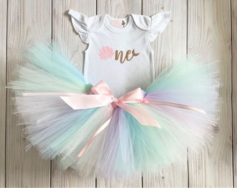 Mermaid Birthday Outfit | Tutu Dress | ONEder the Sea | Under the Sea | First Birthday | Cake Smash Outfit | 1st Birthday Theme