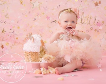 Pink and Gold Birthday Outfit Girl | First Birthday Girl Outfits | Baby Dresses | Baby Tutu | Cake Smash Outfit Girl | 1st Birthday Gift