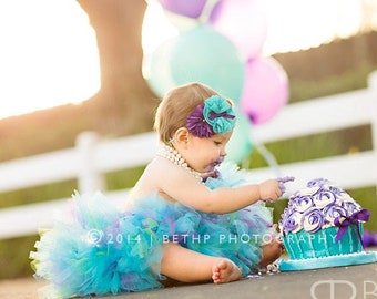 Mermaid Birthday Tutu | Birthday Outfit | Personalized Birthday Dress | Cake Smash | Baby Girl First Birthday | 1st Birthday | Gift