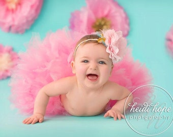 First Birthday Outfit Girl | 1st Birthday Girl Outfits | Baby Dresses | Baby Tutu | Cake Smash Outfit Girl | Baby Girl Gift | Peony Dress