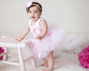 Pink First Birthday Outfit Girl | 1st Birthday Tutu