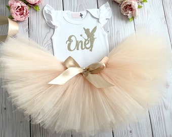 First Birthday Outfit Girl | One Year Old Girl Fairy Birthday Outfit | 1st Birthday Tutu Dress | Fairy Cake Smash Baby Girl | 1 Year