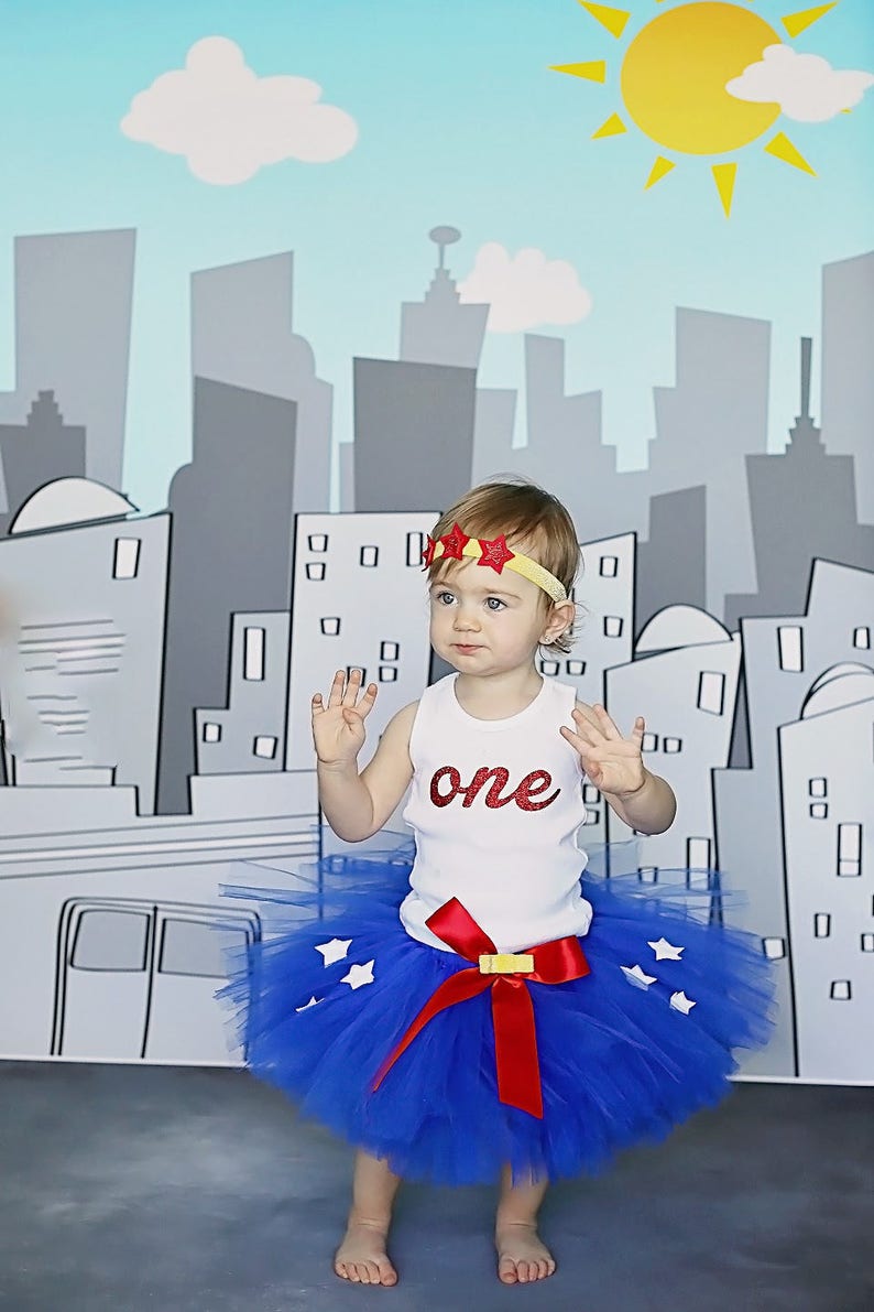 superhero 1st birthday outfit