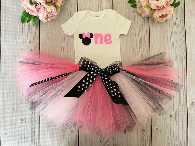 minnie mouse 1st bday outfit