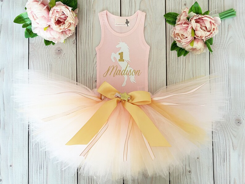 1st Birthday Unicorn Outfit Unicorn Romper
