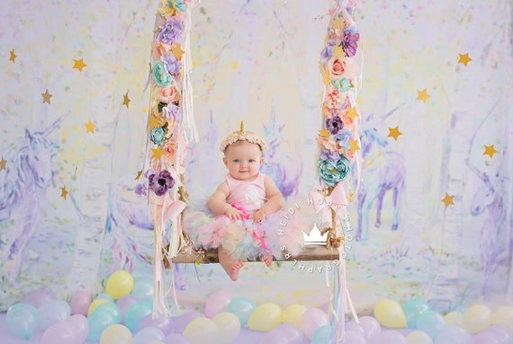 unicorn smash cake outfit