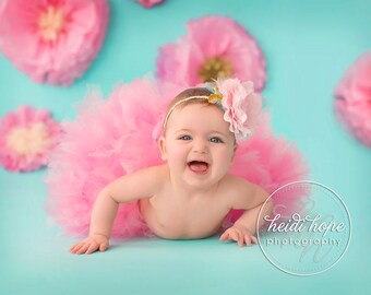 First Birthday Outfit Girl | One Year Old Girl Birthday Outfit | Peony Pink 1st Birthday Tutu Dress | Cake Smash Baby Girl | 1 Year
