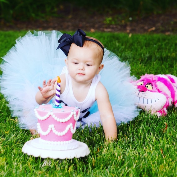 Alice in Wonderland First Birthday Outfit Girl Onederland 1st