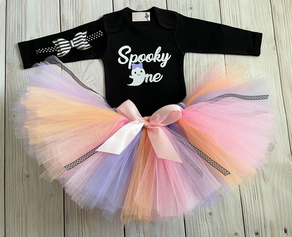 Cake Smash Tutu Dress For One Year Old Spooky One Birthday